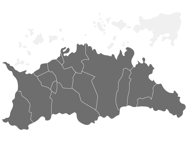 香川県のマップ画像